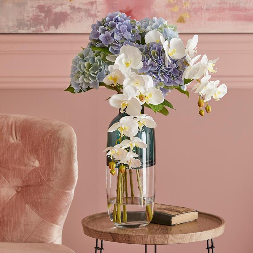 edg enzo de gasperi edg enzo de gasperi orchidea phalaenopsis real ramo artificiale h 76 cm white ean 8054184754152