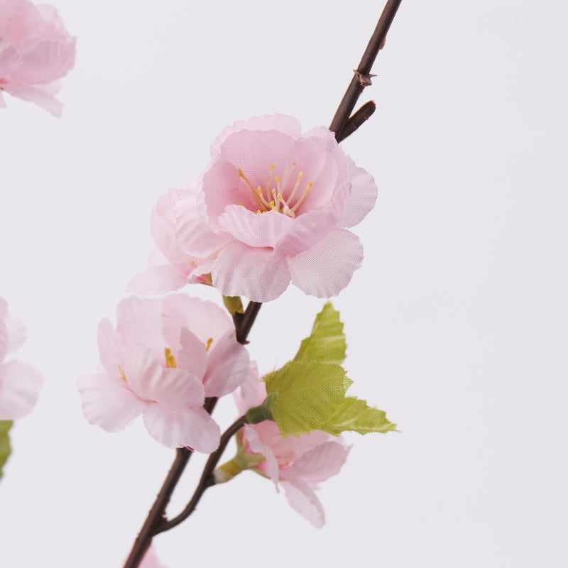 EDG Enzo De Gasperi Fleur Artificielle Branche de Pêcher Olis Assortiment x3 H 86 Bicolore Rose 1 Pc