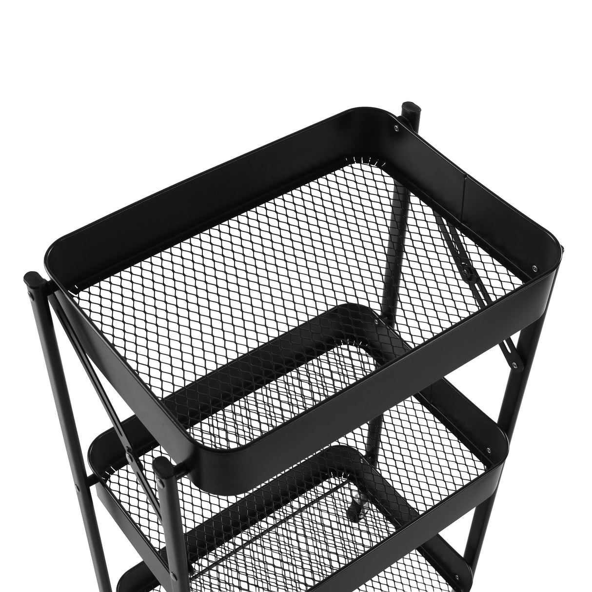 Chariot pliant Versa en métal noir