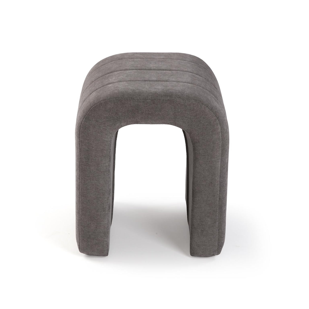Versa Tabouret Rembourré Gris Foncé