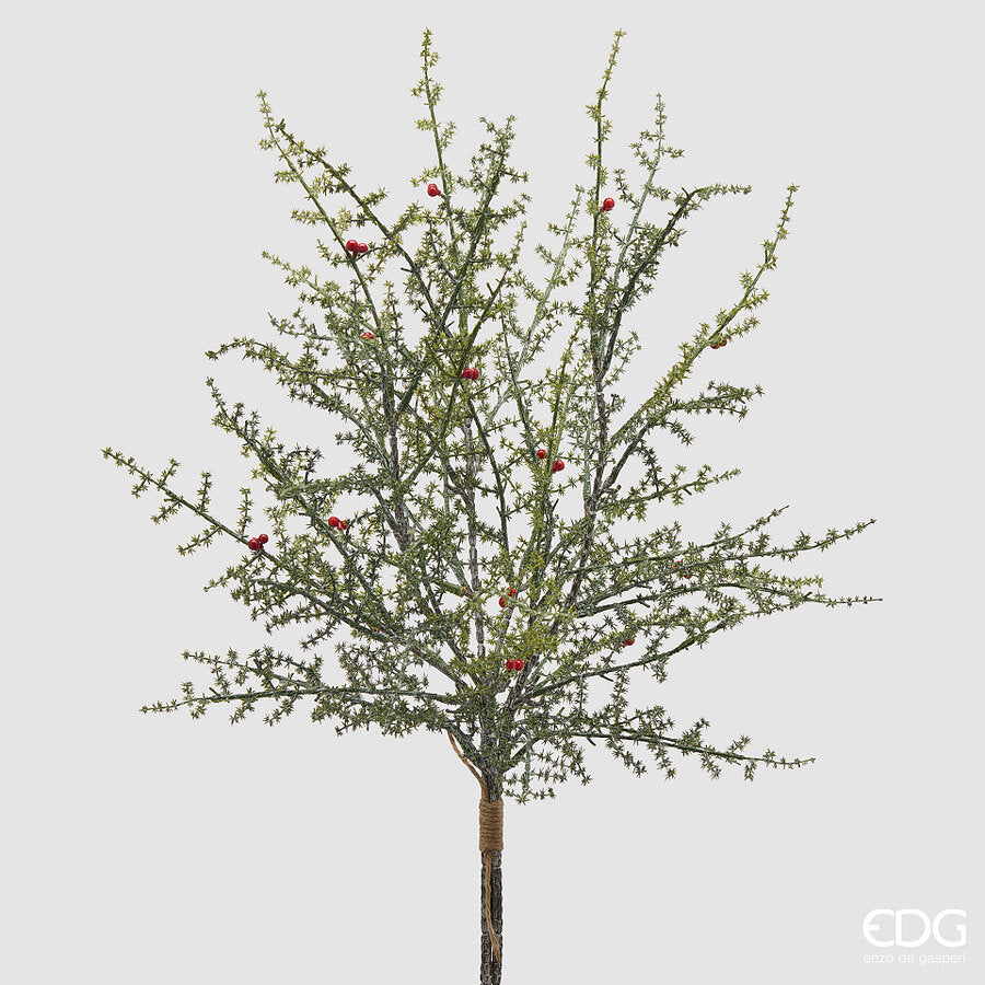 EDG Enzo De Gasperi Asperge Sauvage avec Baies H70 cm – Décoration de Noël
