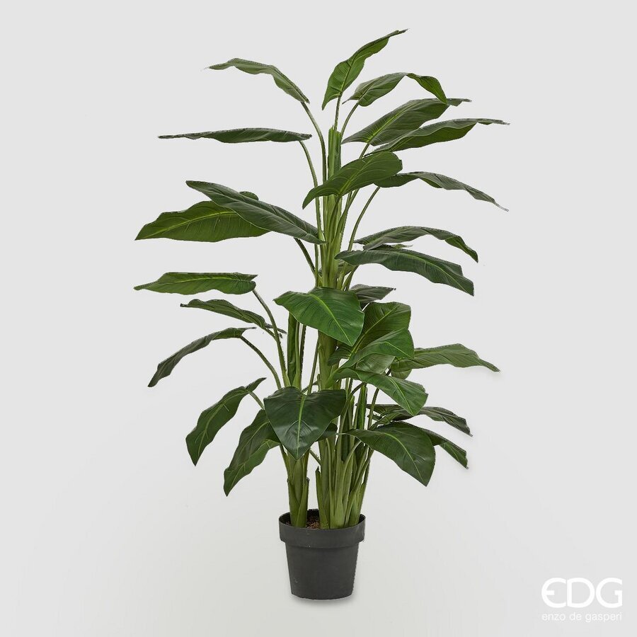 edg enzo de gasperi edg enzo de gasperi calla pianta con vaso artificiale h 145 cm green ean 8054184864516