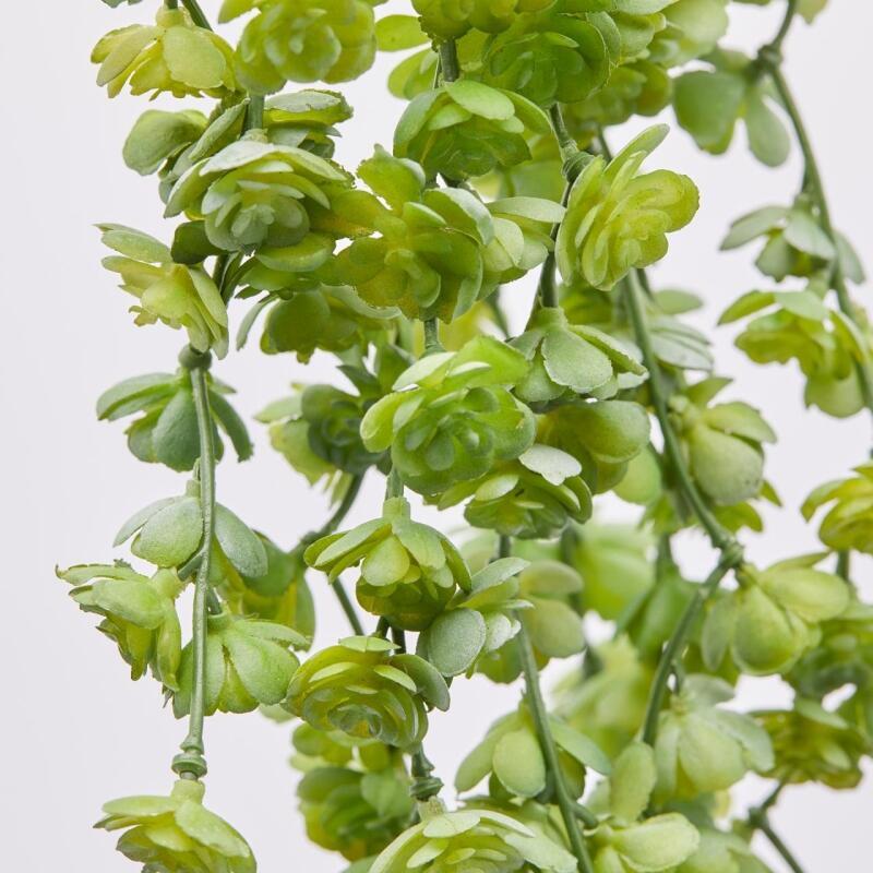 EDG Enzo De Gasperi Echeveria Olis Buisson Retombant H 44 Cm Plante Artificielle Vert Clair