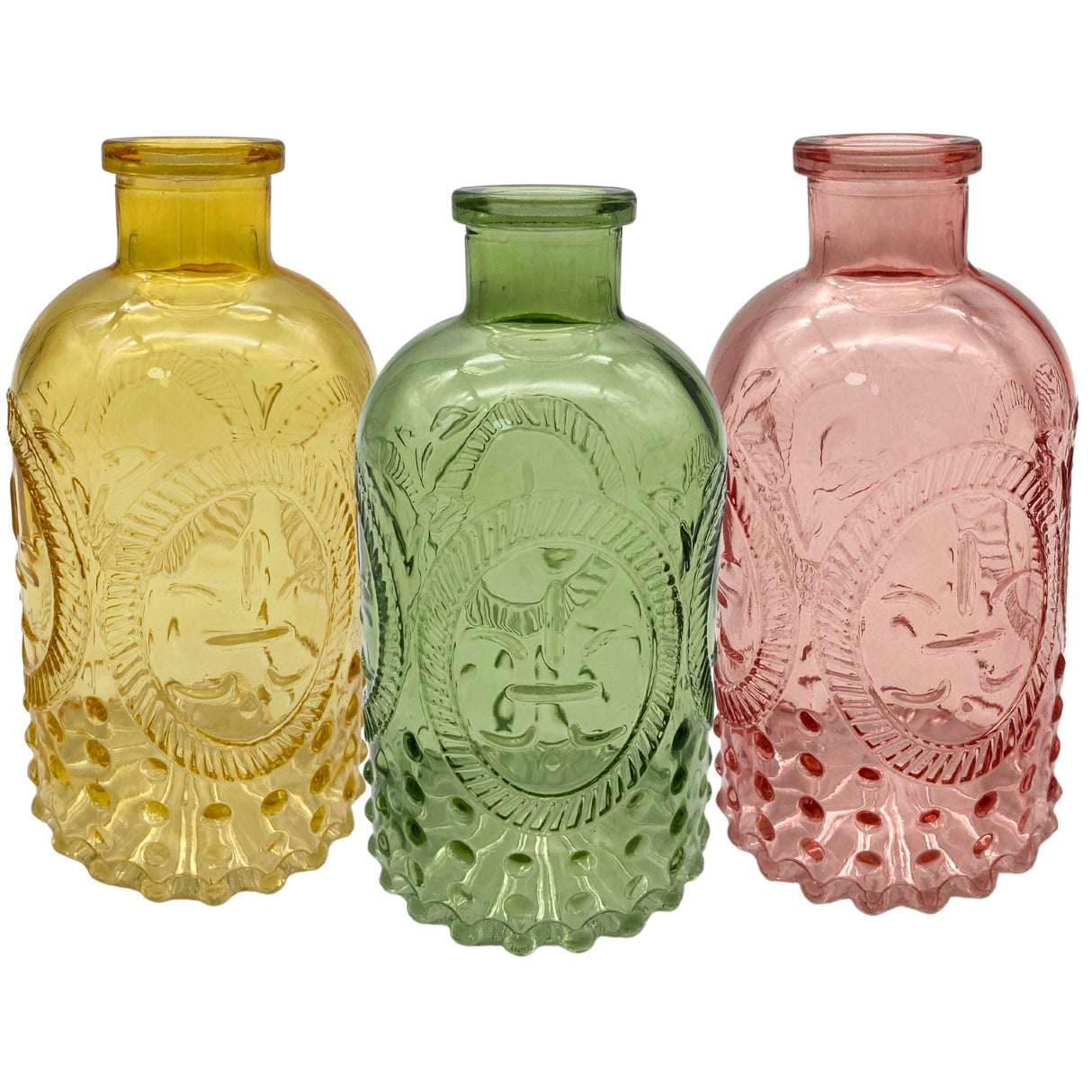 Bouteilles droites en verre Vimin Box D 6,5 - 3 cm H 13 cm Mix Set 3 pièces