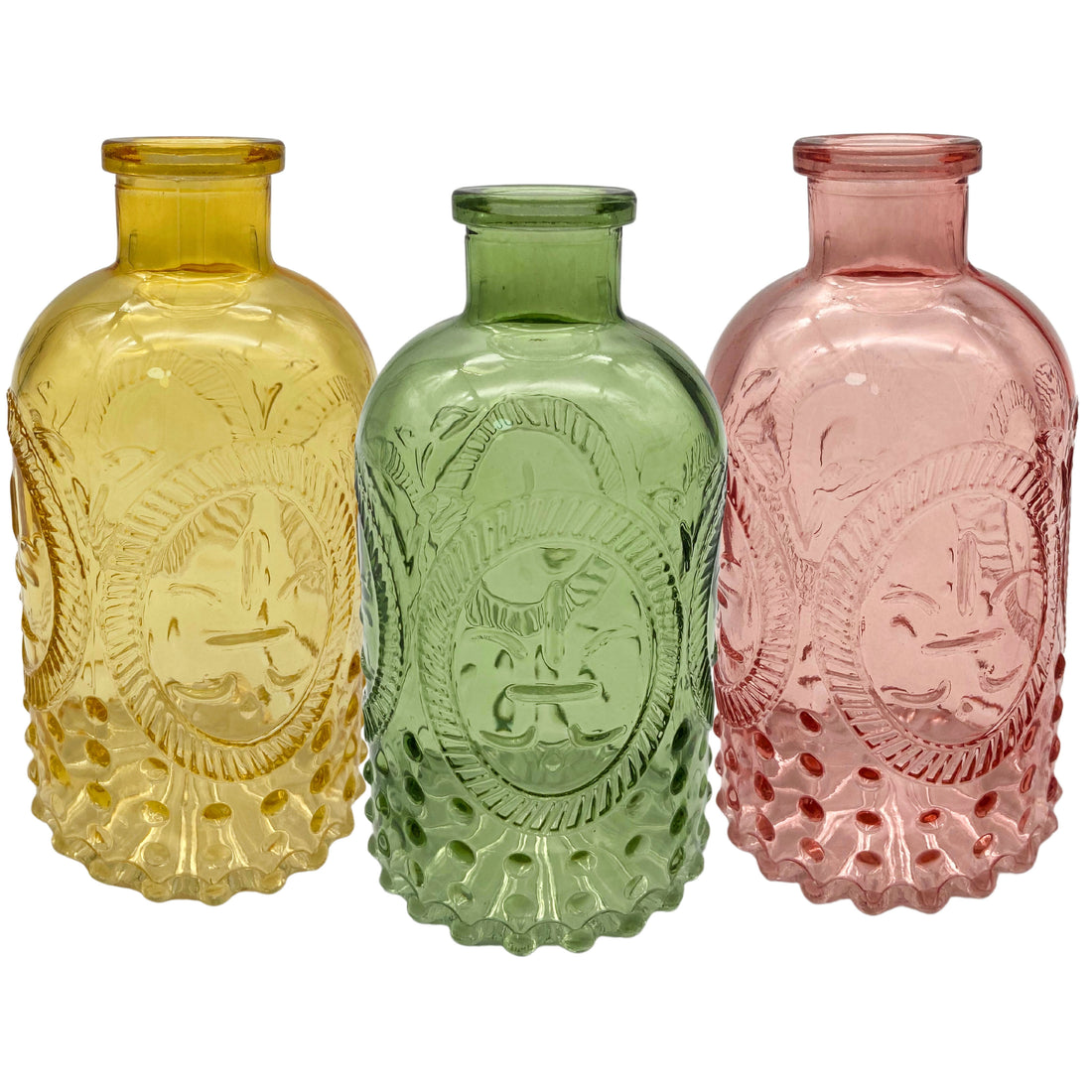 Bouteilles droites en verre Vimin Box D 6,5 - 3 cm H 13 cm Mix Set 3 pièces