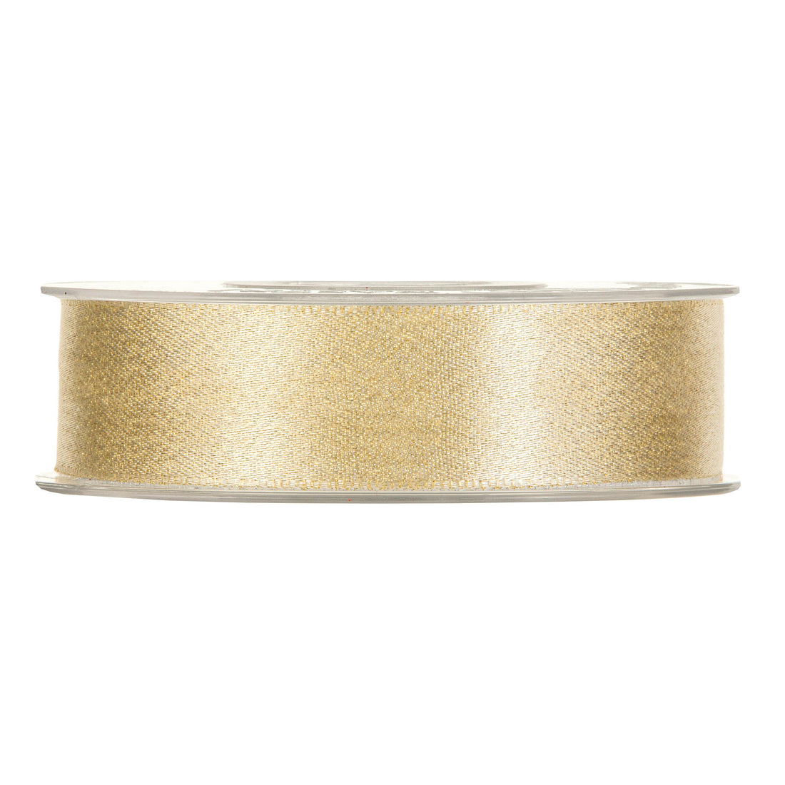 Piovaccari Ruban de Noël Frederik Cream 25 mm x 25 m – Ruban Décoratif pour Sapin de Noël, Nœuds et Emballages Cadeaux