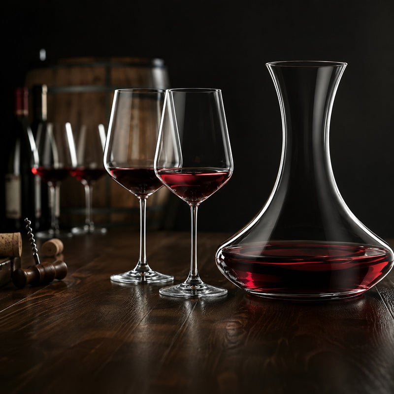 RCR Cristalleria Italiana Universum - Coffret U55 de 6 verres à vin en cristal