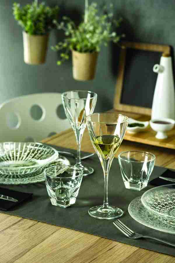 RCR Cristalleria Italiana Fusion - Lot de 3 verres à vin en verre
