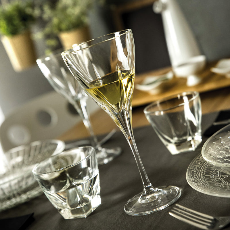 RCR Cristalleria Italiana Fusion - Lot de 3 verres à vin en verre