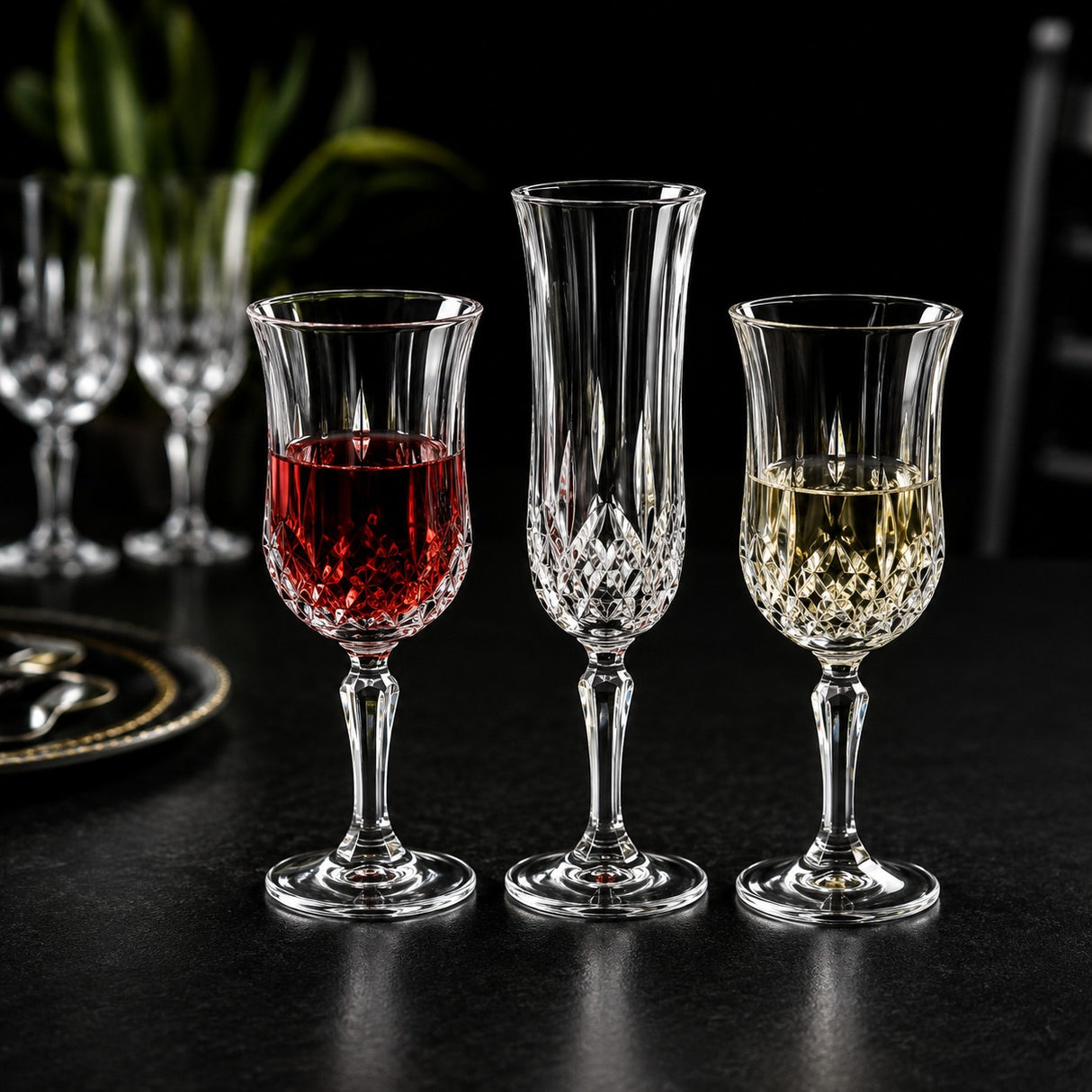 RCR Cristalleria Italiana Opera - FL - Coffret de 6 flûtes en cristal