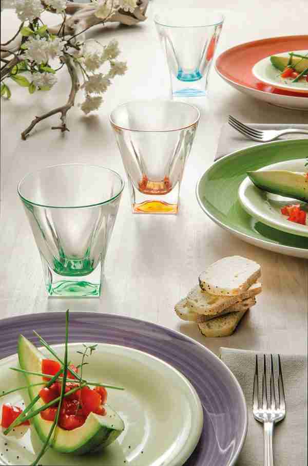 Coffret Fusion RCR Cristalleria Italiana - 2 à 6 verres à vin colorés