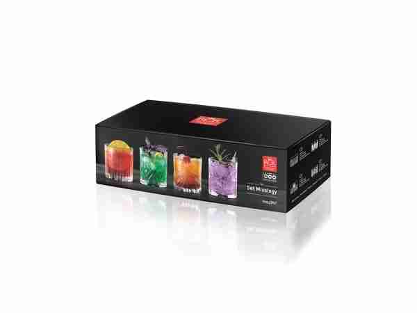 RCR Cristalleria Italiana Mixology - Coffret DOF de 4 verres en cristal