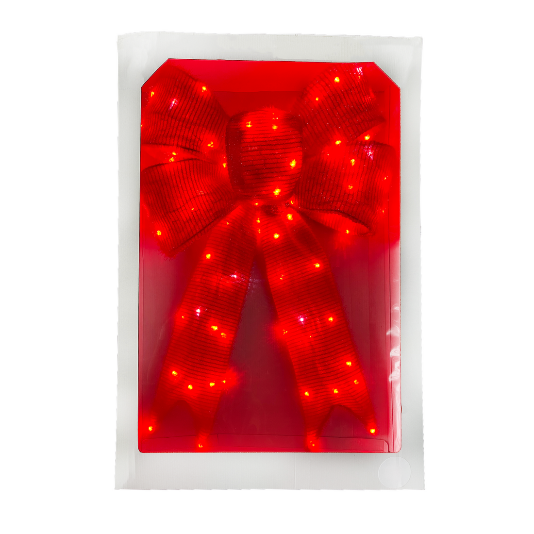 Bonturi Casa LIGHT BOW RED di Natale 76cm 112 LED