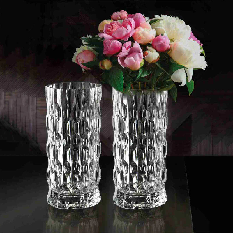 RCR Cristalleria Italiana Joker – Vase Porte-fleurs en Cristal Luxion® H 280 mm