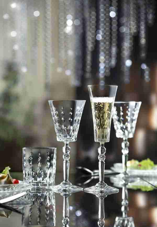RCR Cristalleria Italiana Marilyn - DOF - Coffret de 6 verres à eau en verre