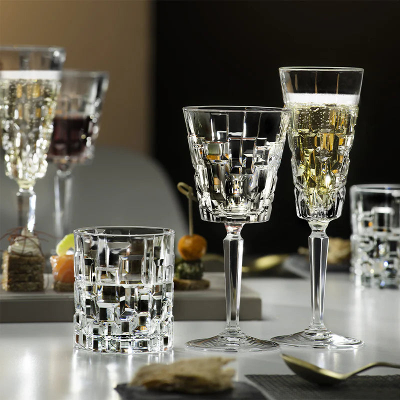 RCR Cristalleria Italiana Etna - Lot de 6 verres à vin en verre