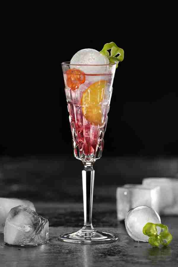 RCR Cristalleria Italiana Etna - FL - Ensemble de 6 Flûtes en Verre