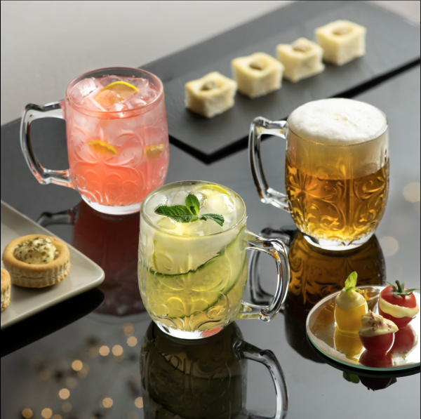 RCR Cristalleria Italiana Tattoo Mule - Lot de 4 verres à cocktail en cristal