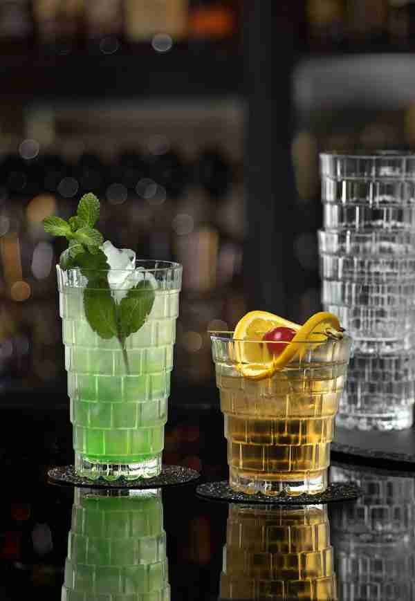 RCR Cristalleria Italiana Stack HB - Set of 6 Long Drink Glasses in Glass