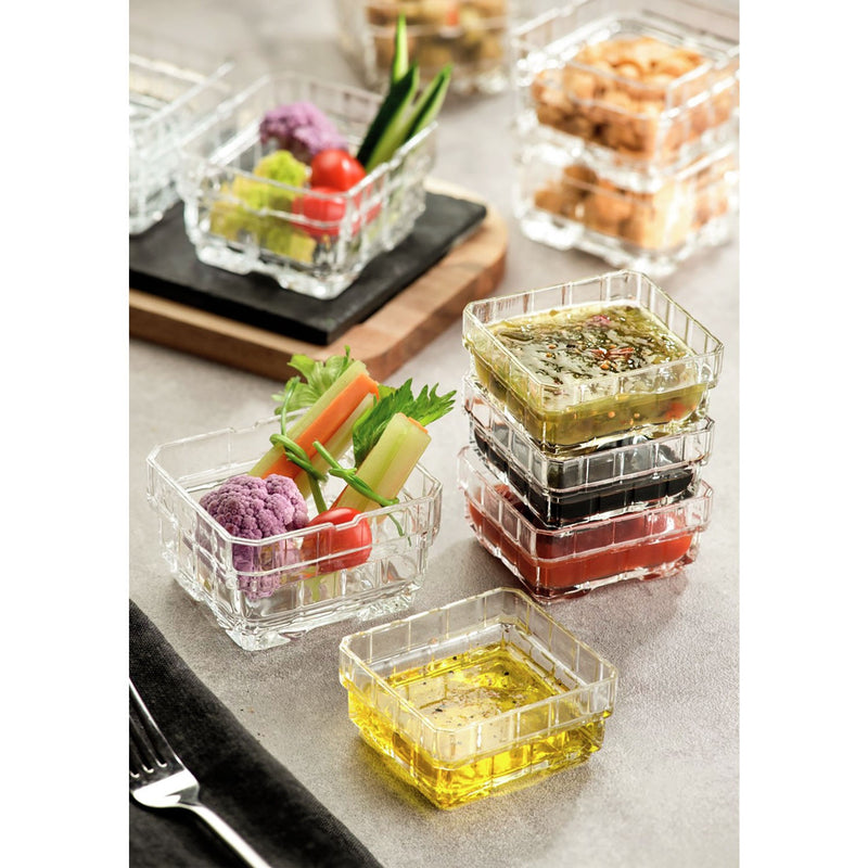 RCR Cristalleria Italiana Stack 75 - Lot de 6 bols empilables 8,7 × 8 cm