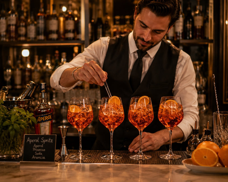 RCR Cristalleria Italiana Timeless - Coffret de 6 verres à Spritz en verre