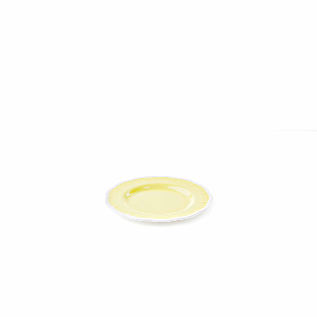 Assiette à dessert en mélamine GUZZINI Flora D 21 cm Décor de table Jaune poudré