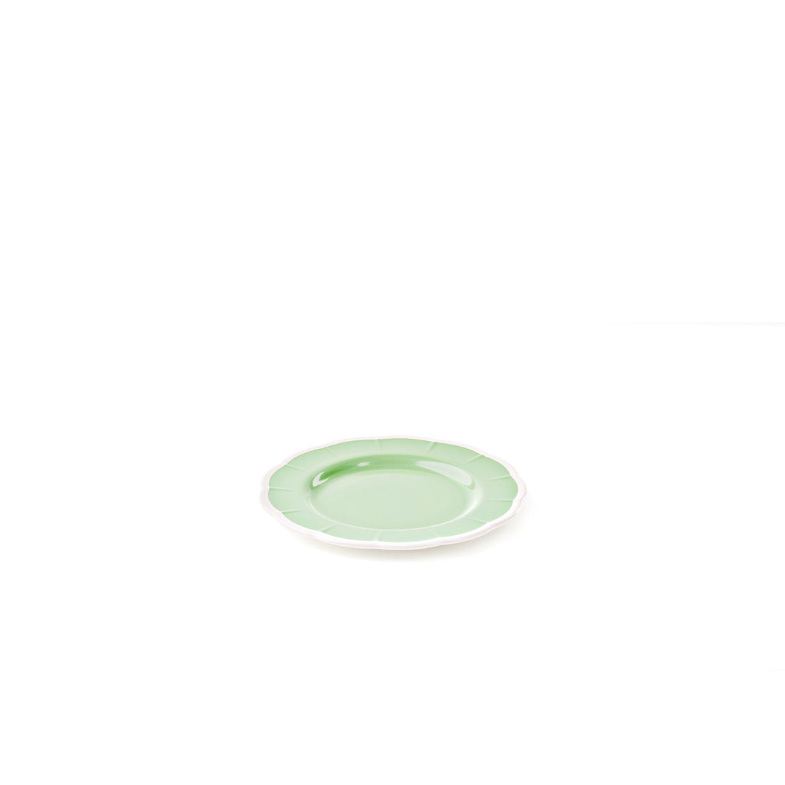 Assiette à dessert en mélamine GUZZINI Flora D 21 cm Décor de table Vert poudré