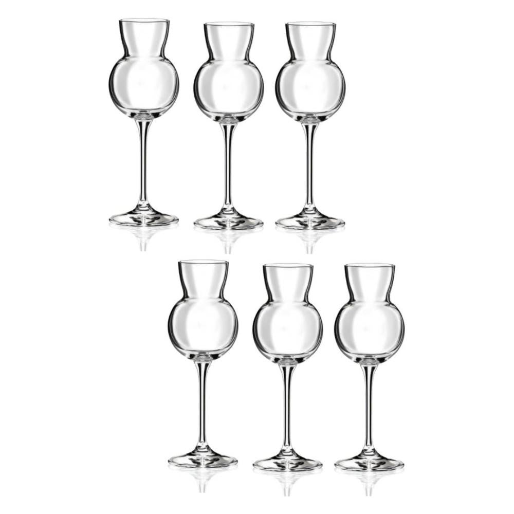 RCR Cristalleria Italiana Invino Verre 11 Cl I11 Brandy 6 Pièces
