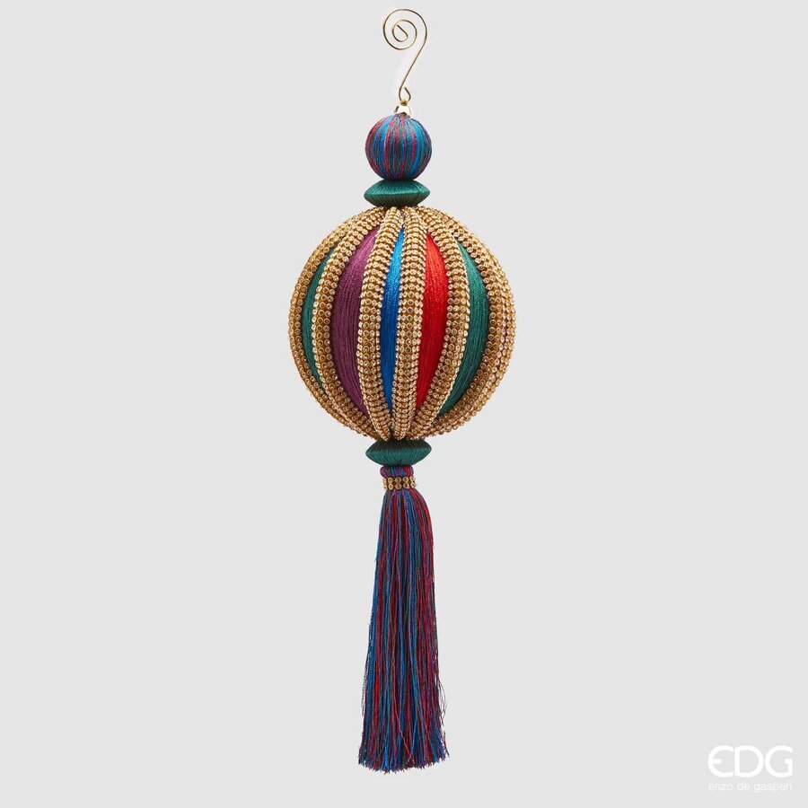 Boule de Noël en soie Zirc EDG Enzo De Gasperi - Meriadia. H 35 cm P 12 cm Modèle 1