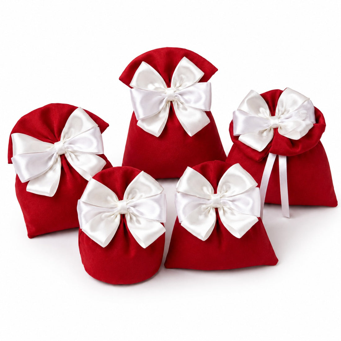Creazioni per Enzo Sachet Dragée Colorado 11X11 Cm Porte-Confettis Licence Rosso Conf 10 Pcs