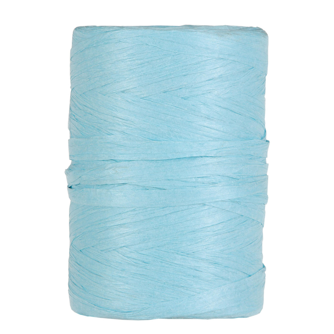 Piovaccari Paper Raphia Sky Blue 5-8 mm x 100 m – Raphia en Papier Bleu Ciel pour Décorations, Nœuds, Emballages Cadeaux et Loisirs Créatifs