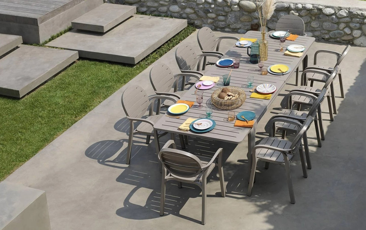 nardi nardi tavolo alloro 210 extensible 210 280 x 100 cm h 73 cm bianco ean 8010352828506