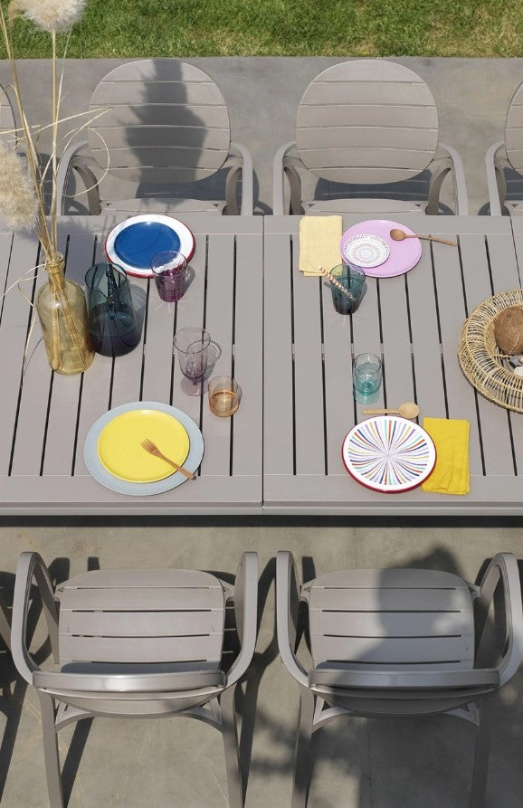 nardi nardi tavolo alloro 210 extensible 210 280 x 100 cm h 73 cm tortora ean 8010352828544