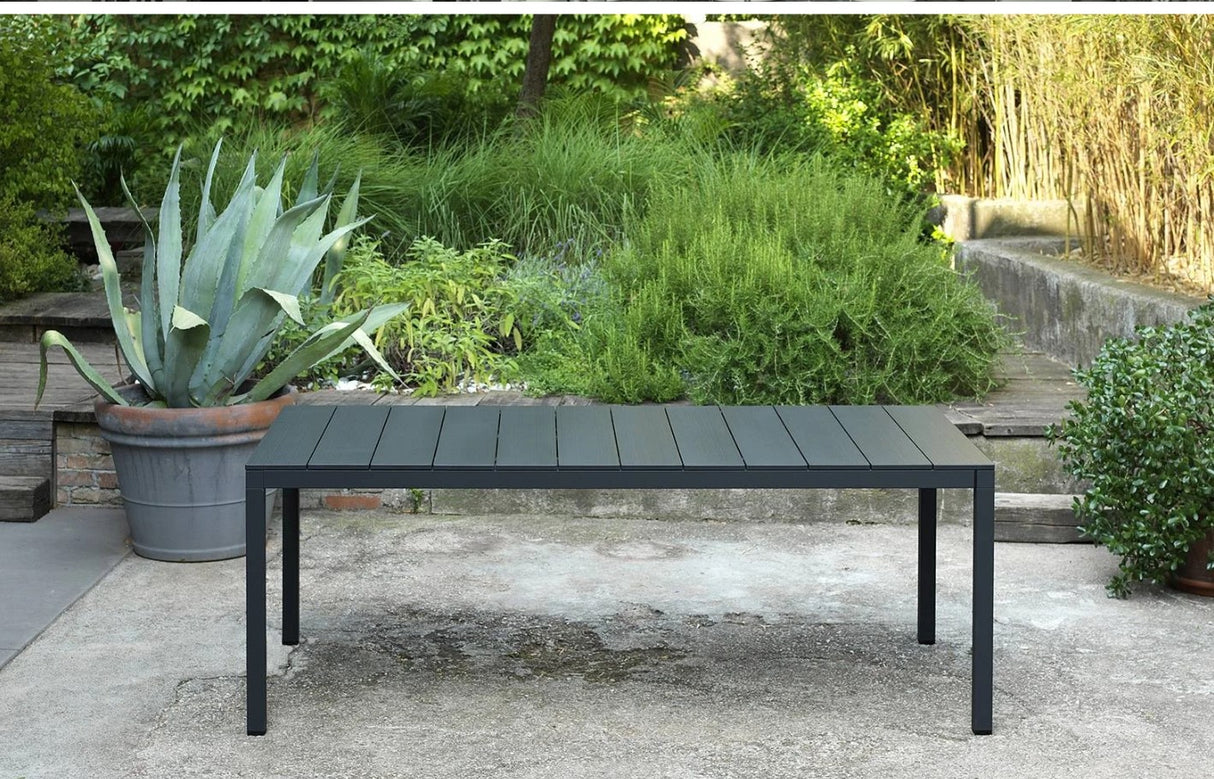 nardi nardi tavolo rio 210 extensible 210 280 x 100 cm h 76 cm alluminio tortora ean 8010352828612