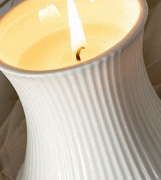 Bougie Plisse Cupido&Co. D 65 cm H 60 cm Blanc avec boîte