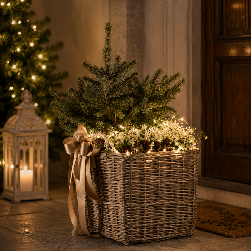 Guirlande lumineuse de Noël EDG Enzo De Gasperi MicroLed X 20 140 + 50 cm Ivoire