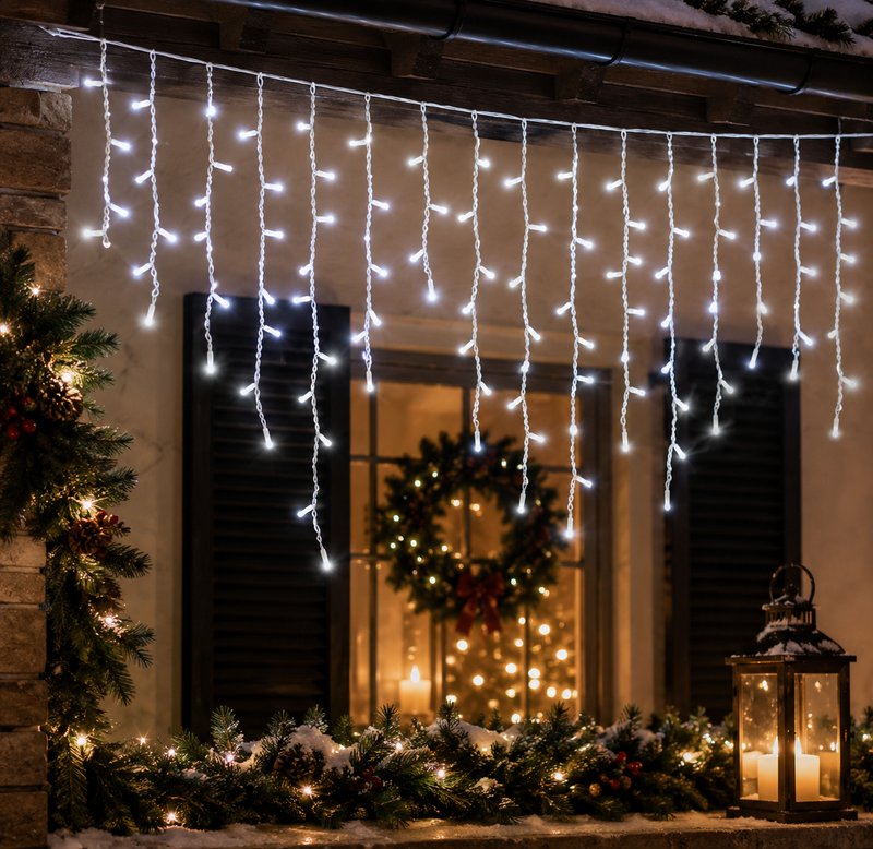 EDG Enzo De Gasperi Cascade LED extensible Glaçons 228 Maxiled H 90 cm L 300 cm Ivoire