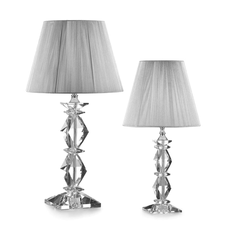 Fade Lampe en Cristal de Murano H 67 Cm – Lampe de Table Élégante Design Classique