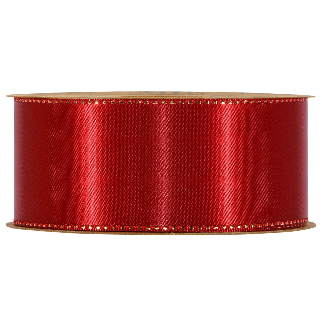 Piovaccari Ruban Satinée Red Dahlia 40 mm x 20 m – Ruban Satiné Rouge pour Nœuds, Emballages Cadeaux et Décorationsde Noël