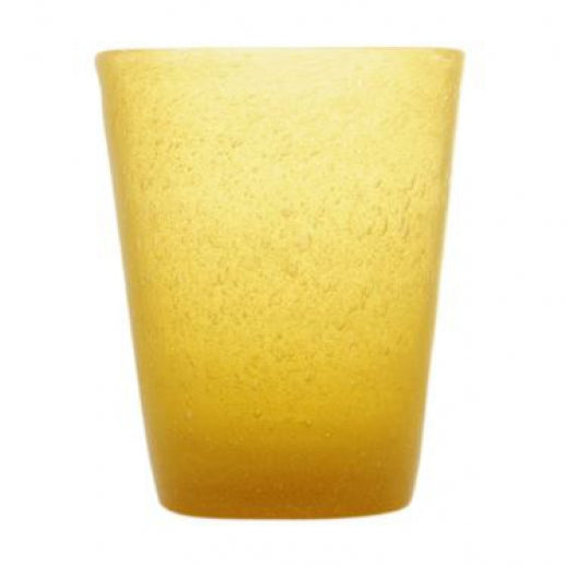 Zani Serafino Gobelet Tumbler Verre Maïs en Pâte de Verre