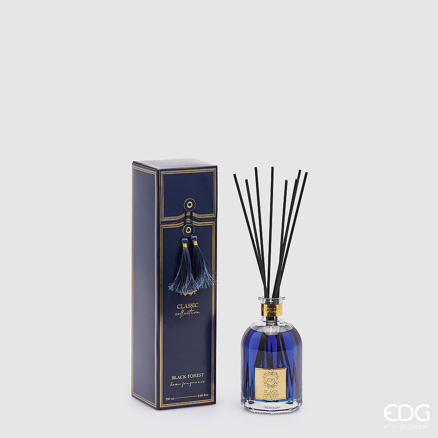 Désodorisant EDG Enzo De Gasperi Classic Bottle 250 ml H 14 cm P 8,5 cm Forêt-Noire