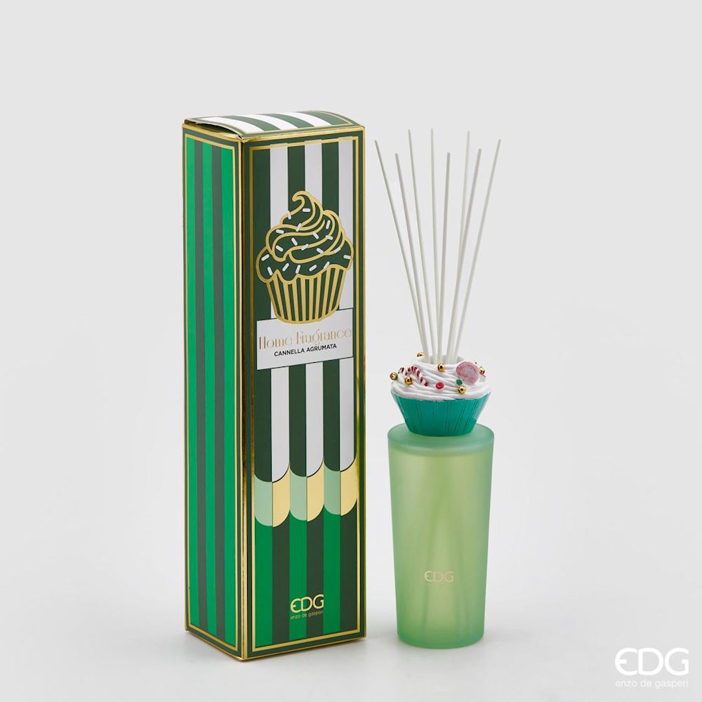 Désodorisant EDG Enzo De Gasperi en bouteille de 430 ml Cupcake H21 Cannelle Agrumes