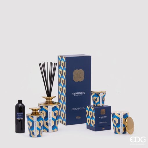 EDG Enzo De Gasperi Hypnotic Bottle Fragrance Diffuser 900ml+ReedsH19 C3 Black Forest