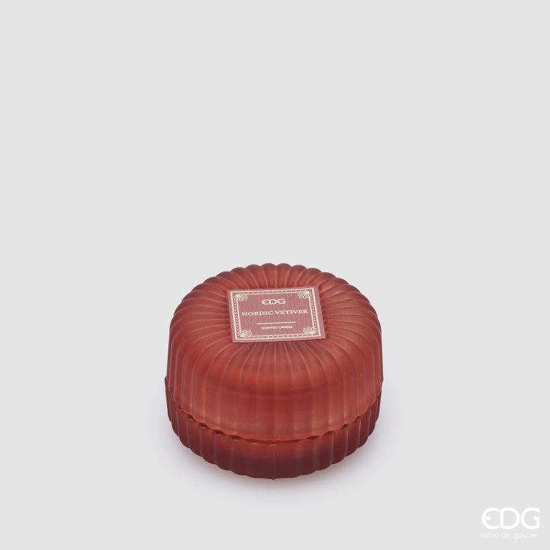 Bougie parfumée au jasmin EDG Enzo De Gasperi H.5 D.8 C4 Vétiver nordique