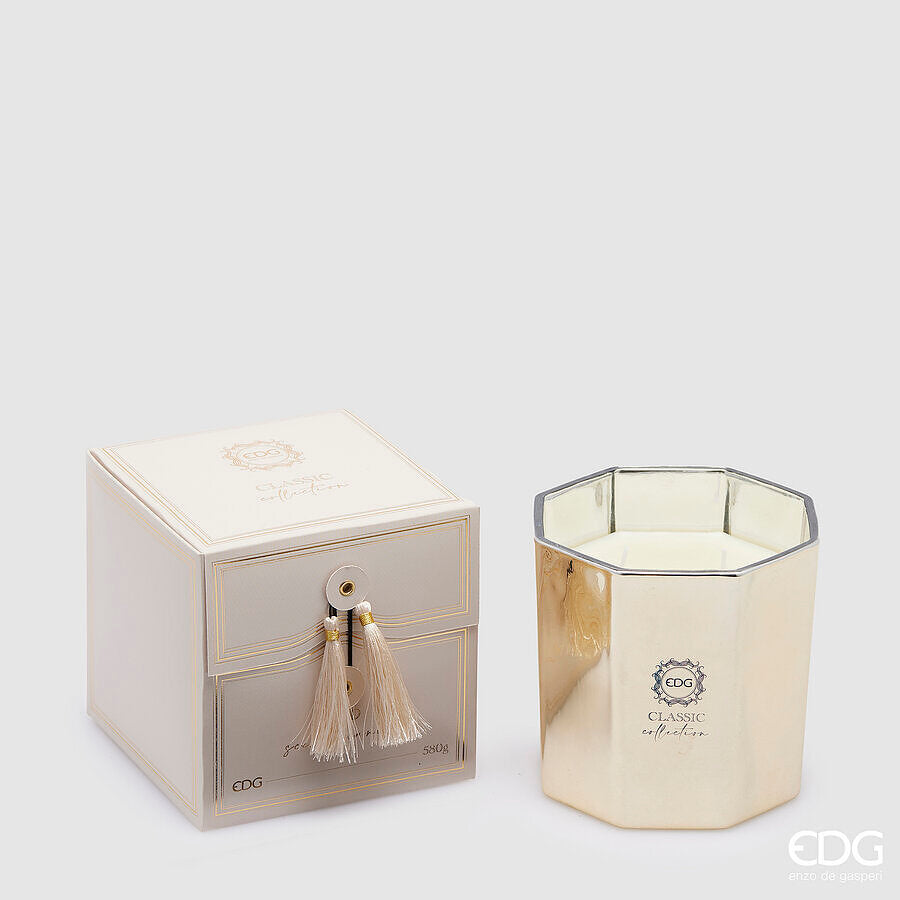 Bougie classique parfumée EDG Enzo De Gasperi H 13 cm P 13 cm Oud