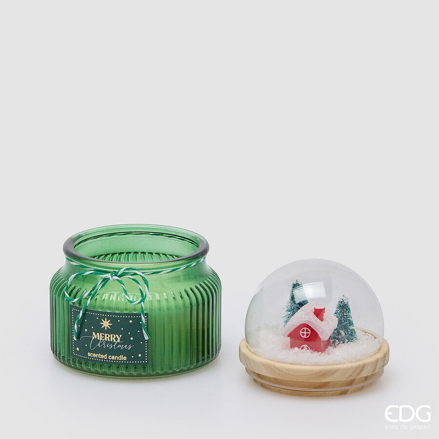 EDG Enzo De Gasperi Bougie Dôme Parfumée Cardamom Snaps H12,5 Ø10 cm – Décoration de Noël
