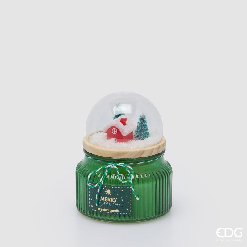 EDG Enzo De Gasperi Bougie Dôme Parfumée Cardamom Snaps H12,5 Ø10 cm – Décoration de Noël