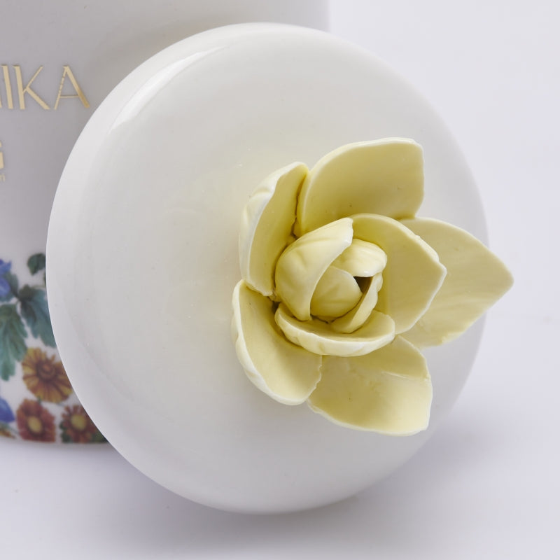 Bougie Botanika EDG Enzo De Gasperi avec Ceram. H 13 cm P 8 cm Terres siciliennes