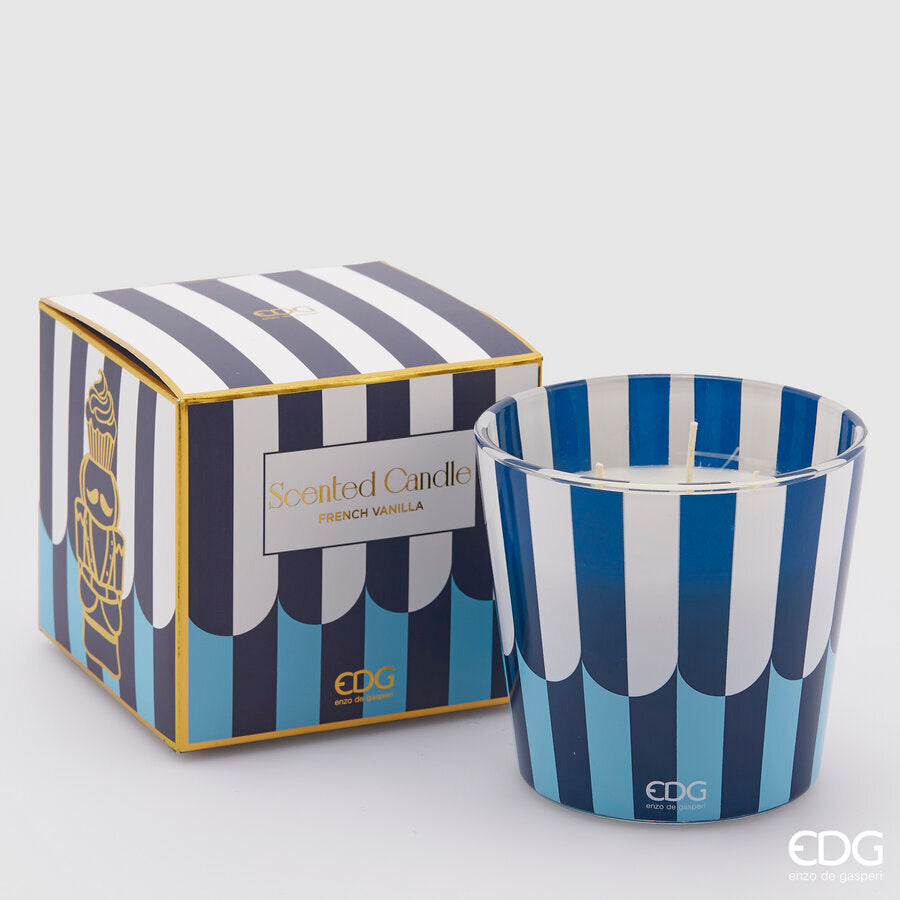 Bougie parfumée Cupcake EDG Enzo De Gasperi H12 D13,5 Vanille française