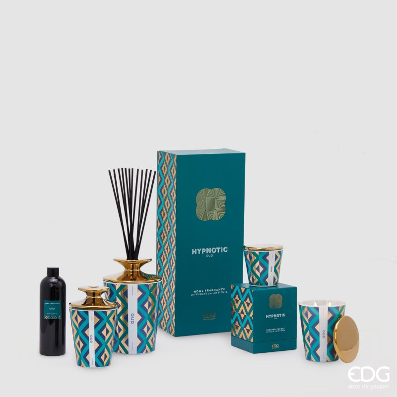 Bougie hypnotique EDG Enzo De Gasperi avec couvercle H12 Oud